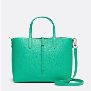Draper James Leather Reversible Mini Tote